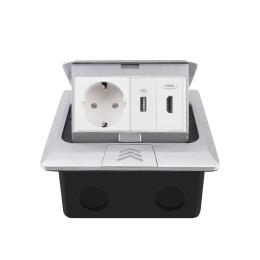 Розетка LIVOLO VL-SHS016-TC.HD.UA-WP-S Silver