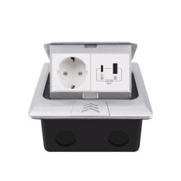 Розетка LIVOLO VL-SHS016-TC.UA.UC-WP-S Silver