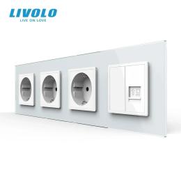 Розетка LIVOLO VL-C7FCTC16A/FCCP/FCMB-8WS05 White