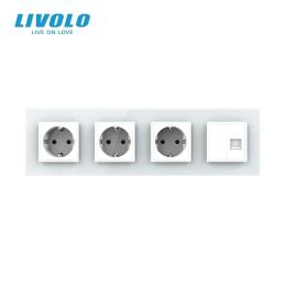 Розетка LIVOLO VL-C7FCTC16A/FCCP/FCMB-8WS06 Matte White