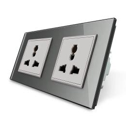 Розетка LIVOLO VL-C7FCT22-6IS06 Matte Gray