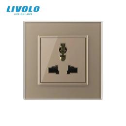 Розетка LIVOLO VL-C7FCT22-2AS06 Gold Matte
