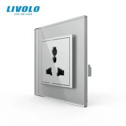 Розетка LIVOLO VL-C7FCT22-2IS05 Gray