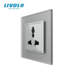 Розетка LIVOLO VL-C7FCT22-2IS06 Matte Gray