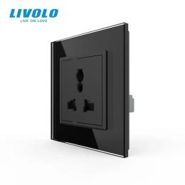 Розетка LIVOLO VL-C7FCT22-2BS05 Black
