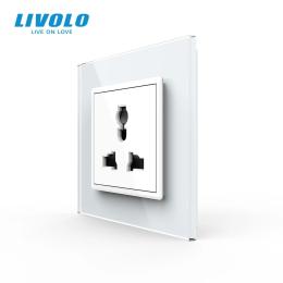 Розетка LIVOLO VL-C7FCT22-2WP White