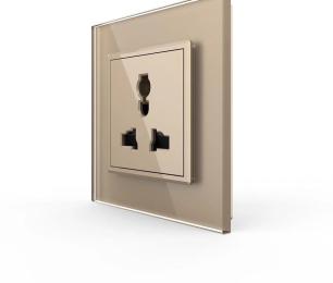Розетка LIVOLO VL-C7FCT22-2AP Gold