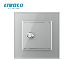 Розетка LIVOLO VL-FCSL-1IP Gray