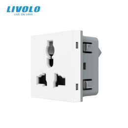 Розетка LIVOLO VL-FCT22 16A-2WP White