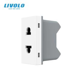 Розетка LIVOLO VL-FCT25 16A-1WP White
