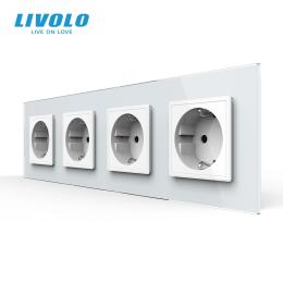 Розетка LIVOLO VL-C7FCTC16A-8WP White