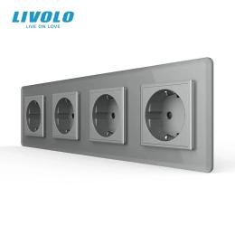 Розетка LIVOLO VL-C7FCTC16A-8IS05 Gray