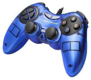 Геймпад Esperanza Fighter PC EGG105B Blue дротовий