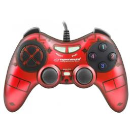 Геймпад Esperanza Fighter PC EGG105R Red дротовий
