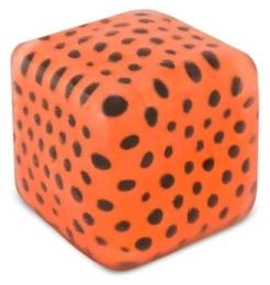Іграшка-антистрес Mic YD2565 Orange YabbaDabba Неоновий куб з кульками 6см
