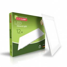 Світлодіодний світильник Eurolamp Downlight 12W 4000K White (LED-DLS-12/4)