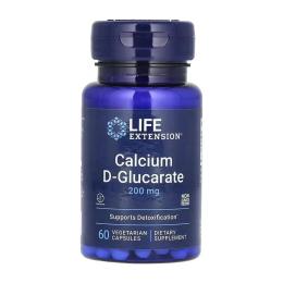 Вітаміни та мінерали Life Extension Calcium D-Glucarate 200mg - 60 vcaps (2023-10-4700)