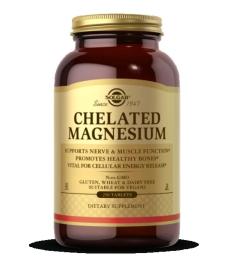 Вітаміни та мінерали Solgar Chelated Magnesium - 250 tabs (2022-10-1519)