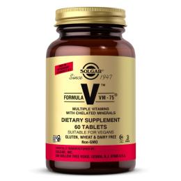Вітаміни та мінерали Solgar Formula VM-75 - 60 tabs (2022-10-2992)