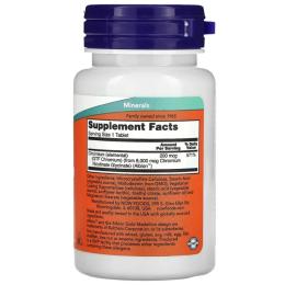 Вітамінно-мінеральний комплекс Now Foods GTF Chromium 200mcg - 100 tabs (2022-10-0672)