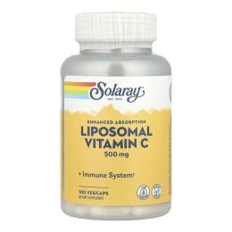 Вітаміни та мінерали Solaray Liposomal Vitamin C 500mg - 100 vcaps (2023-10-6787)