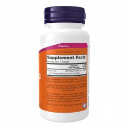 Вітаміни та мінерали Now Foods VIT D-3 1000 IU - 360 sgels (2022-09-1190)
