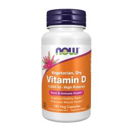 Вітаміни та мінерали Now Foods VIT D-3 1000 IU Dry - 120 vcaps (2023-10-4532)