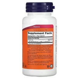 Вітаміни та мінерали Now Foods Vitamin K-2 (MK7) 100 mcg - 120 vcaps (2022-10-2061)