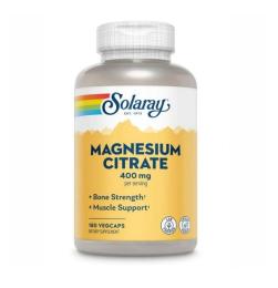 Вітаміни та мінерали Solaray Magnesium Citrate 400mg - 180 vcaps (2022-10-1034)