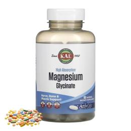 Вітаміни та мінерали KAL Magnesium Glycinate - 90 softgels (2023-10-7019)