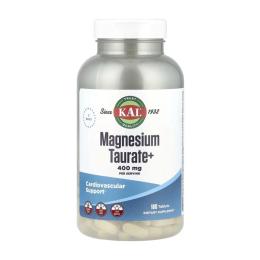 Вітаміни та мінерали KAL Magnesium Taurate 400mg - 180 tabs (2023-10-4694)