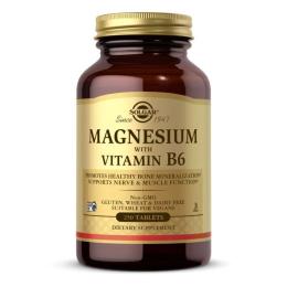 Вітаміни та мінерали Solgar Magnesium with Vitamin B6 - 250 tabs (2023-10-3676)