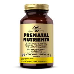 Вітаміни та мінерали Solgar Prenatal Nutrients - 120 tabs (100-57-2969478-20)