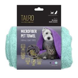 Рушник для тварин Tauro Pro Line з мікрофібри 60x90 см Mint (TPL63689)