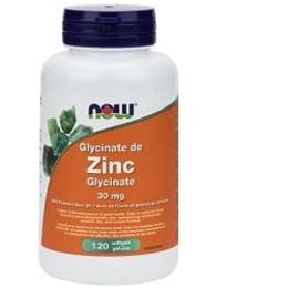 Вітамінно-мінеральний комплекс Now Foods Zinc Glycinate 30mg - 120 sgels (2022-10-0048)