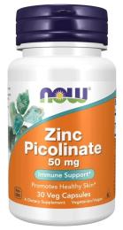 Вітаміни та мінерали Now Foods Zinc Picolinate 50 mg - 30 vcaps (2023-10-3279)