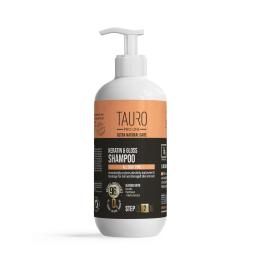 Шампунь для тварин Tauro Pro Line Ultra Natural Care Keratin &amp; Gloss 400 мл (TPL63606)