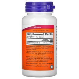Вітаміни та мінерали Now B-2 100 mg (100 caps) (07998-01)