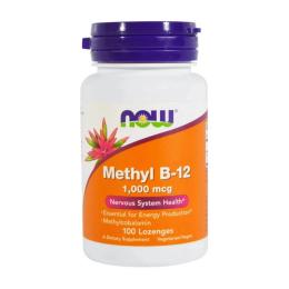 Вітаміни та мінерали Now Methyl B-12 1000 mсg (100 Lozenges) (11368-01)