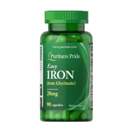 Вітаміни та мінерали Puritans Pride Easy IRON (90 caps) (18406-01)