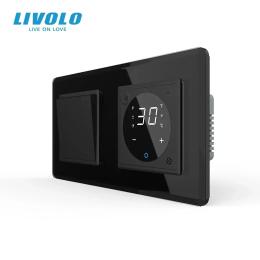 Терморегулятор LIVOLO програмований для електричної теплої підлоги Black (VL-C7FCMK/FCQ1/XQ001-4BS05)