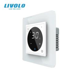 Терморегулятор LIVOLO керування водяною теплою підлогою White (VL-C7FCQ1/D88H3142-2WS05)