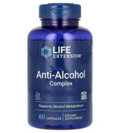 Натуральні добавки і екстракти Life Extension Anti-Alcohol - 60 caps (2022-10-1960)