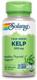 Натуральні добавки і екстракти Solaray Kelp Seaweed 550mg - 100 vcaps (2023-10-4422)