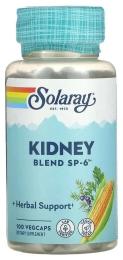Натуральні добавки і екстракти Solaray Kidney Blend SP-6 - 100 vcaps (2023-10-7413)