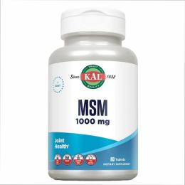 Натуральні добавки і екстракти KAL MSM 1000mg - 80 tabs (2022-10-1012)