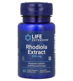 Натуральні добавки і екстракти Life Extension Rhodiola Extract 250mg - 60 veg caps (2023-10-2655)