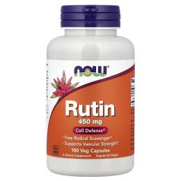Натуральні добавки і екстракти Now Foods Rutin 450 mg - 100 vcaps (100-97-2855344-20)
