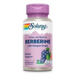 Натуральні добавки і екстракти Solaray Berberine with Oregon Grape - 60 vcaps (2023-10-2408)