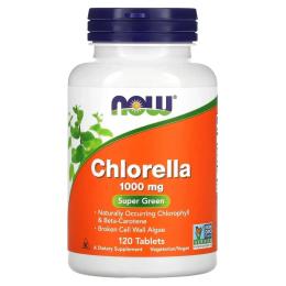 Натуральні добавки і екстракти Now Foods Chlorella 1000mg - 120 tabs (2022-10-2598)